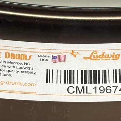 Ludwig 5x14 Black Beauty Snare 8 Lug - LB414 / Chicago Drum Show Display Model image 5