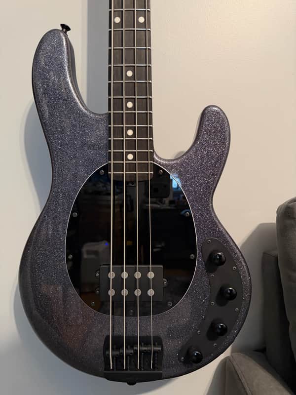 Ernie Ball Music Man Stingray Special 4H - Charcoal Sparkle/Ebony image 1