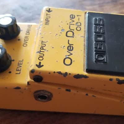 Boss OD-1 Long Dash Silver Screw 1977-1981 8 Pin JRC4558 Chip Japan Black Label image 4