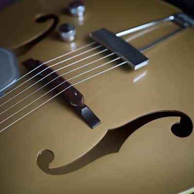 Holy Grail Vintage 1956 Gretsch Jaguar Tan 6184 Electromatic Corvette Hollowbody image 4