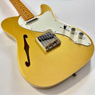 Fender Squier Telecaster Thinline '60s Classic Vibe 2022 - Aztec Gold image 12