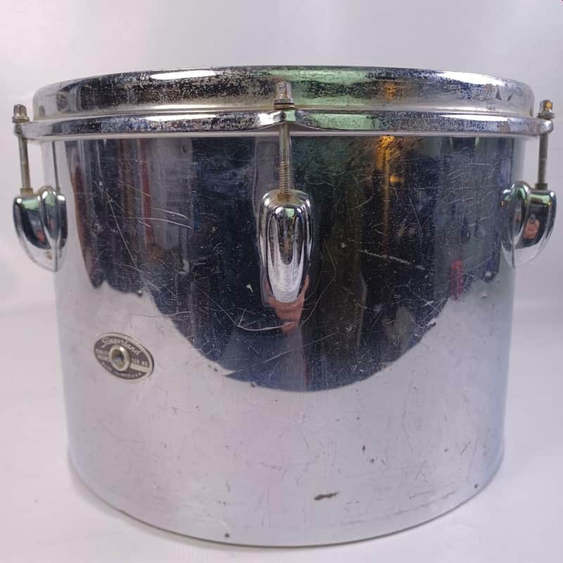 Slingerland 9x13" 3-Ply Chrome Over Wood Concert Tom Drum Sound King 70s USA COW image 1