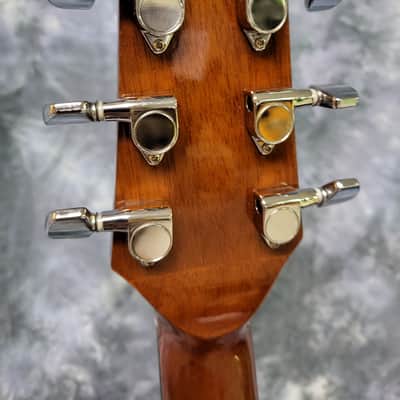 2000 Takamine Jasmine S-45 SK Acoustic Dreadnought Guitar Pro Setup New Strings Semi Hard Shell Case Bild 8