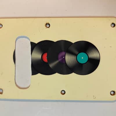 Stratocaster Style Tremolo Cover Back Plate - Aged White image 3