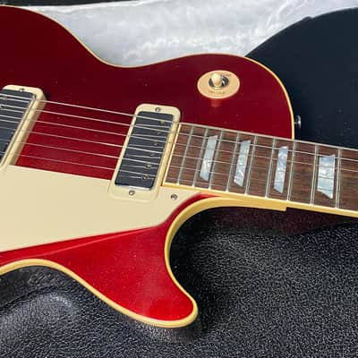 NEW! Gibson Custom Shop Limited Edition 1976 Les Paul Deluxe Reissue VOS Red Sparkle - 9.2lbs - G07565 image 2