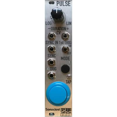 Sonoclast Pulse Eurorack Module - BLUE - Trigger and CV Looper with Finger Drumming image 1