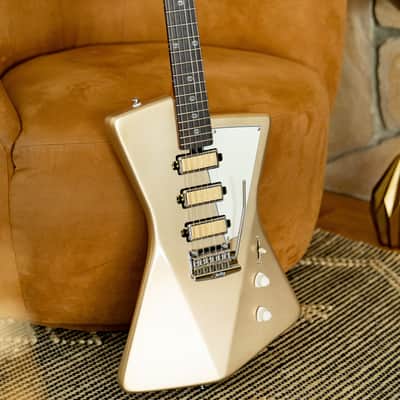 Sterling by Music Man St. Vincent Goldie Electric Guitar, Cashmere image 12