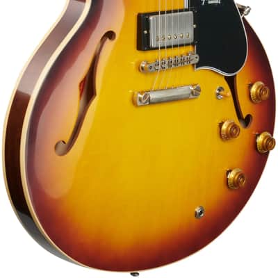 Gibson Custom 1959 ES-335 Reissue VOS Electric Guitar, Vintage Burst image 4