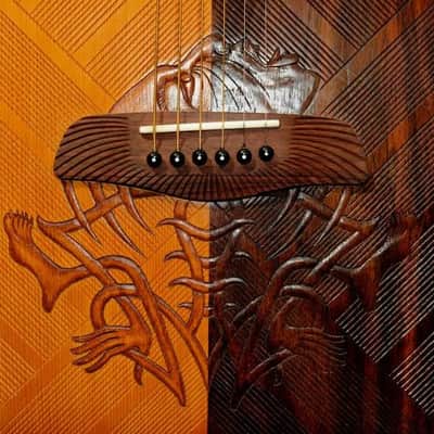 Blueberry Handmade Acoustic Guitar Grand Concert image 2