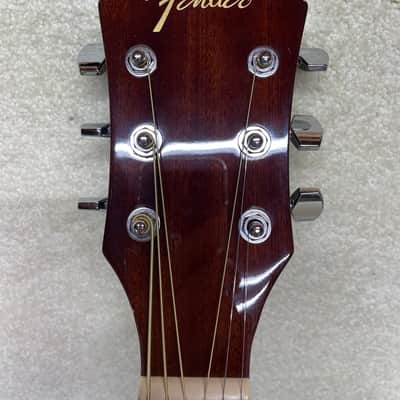 Fender FA-135CE Concert V2 Acoustic Guitar, Walnut FB, Sunburst NEW CONDITION! image 4