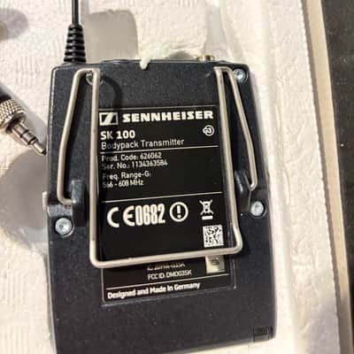 Sennheiser EW 100 ENG G3- Wireless Lavalier Set - Band G (566-608 MHz) image 4