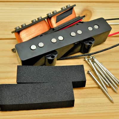 Artec Split Jazz Bass Noiseless Alnico 5 Pickup Set HOT! 11k / 13k image 7