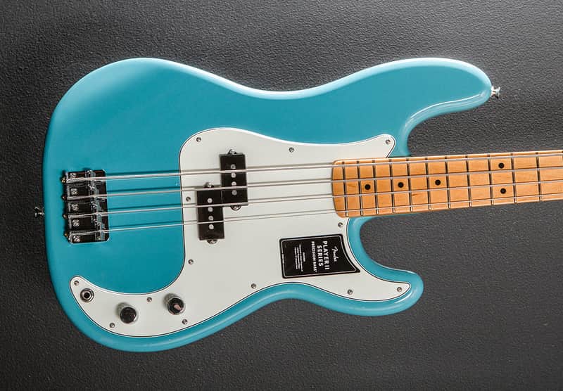 Fender Player II Precision Bass - Aquatone Blue w/Maple image 1