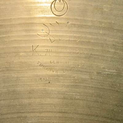 Zildjian Canadian K crash ride cymbal 1527 grams K C - H image 5