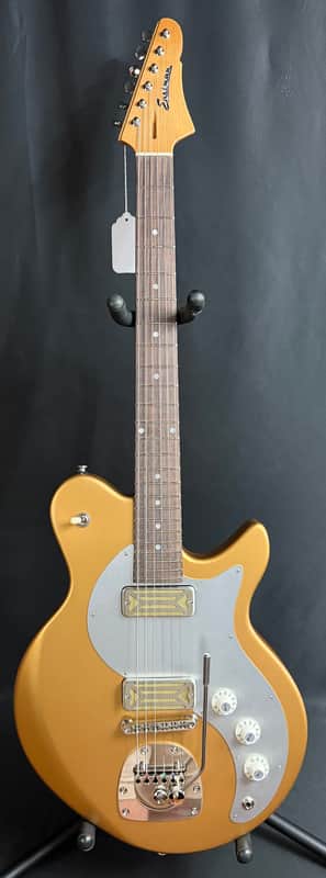 Eastman Fullertone Offset '62 Electric Guitar Metallic Gold Finish w/ Gig Bag image 1