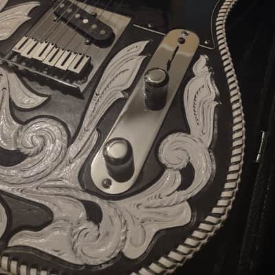 1997 Fender Telecaster American Standard w/Waylon Jennings-style Custom Leather Cover/Wrap & Hard Case image 6