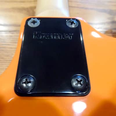 2013 KRAMER Pacer Vintage Steel Panther Satchel Signature Model Orange Burst Tiger Stripe Floyd Rose image 12