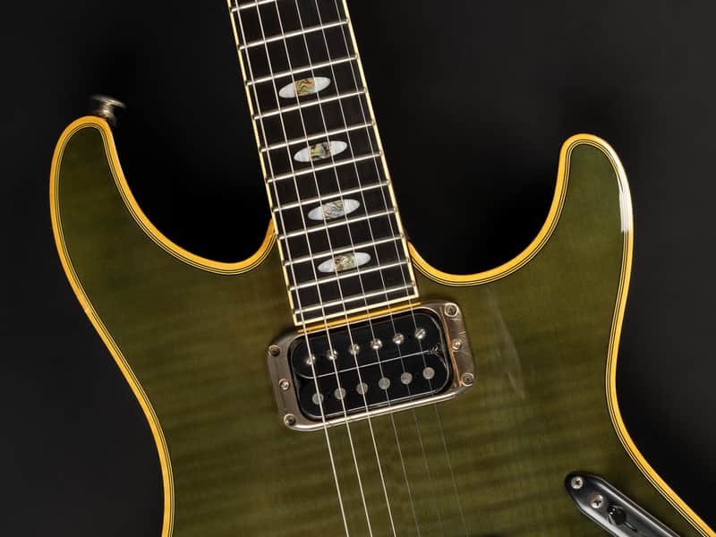 1998 Ibanez S-Classic SC620 - Black Green | Vintage Japan | Reverb