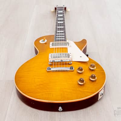 2013 Gibson Custom Shop Historic 1958 Les Paul Standard R8 Lemon Burst Flame Top w/ Case, CoA, Tags image 10