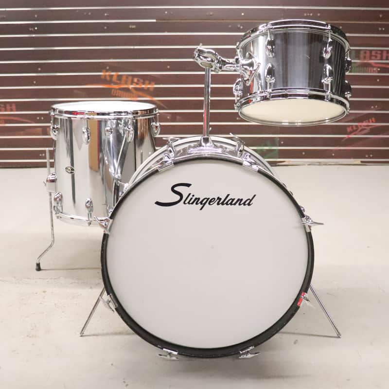 Slingerland COW 3pc Drum Kit Set 12/14/20" Vintage 1970's image 1