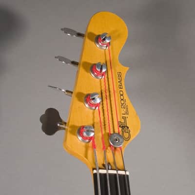 G&L L-2000 Fretless Bass 1991/1992 Transparent Red image 12