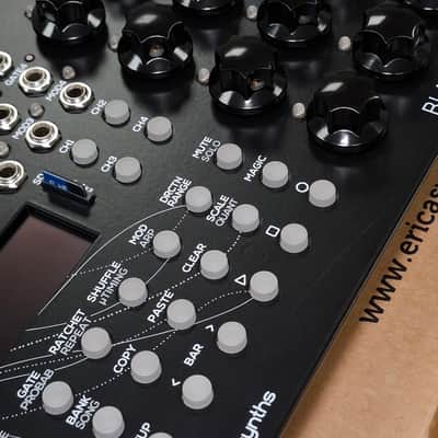 Erica Synths Black Sequencer Eurorack Module 2014 - 2020 - Black image 4