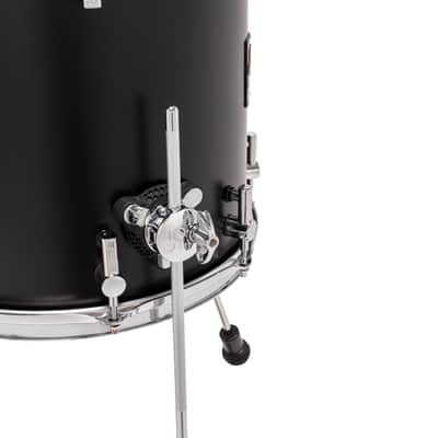 SONOR Momentum Birch Series 14x13.75" GT Black Matte Lacquer Floor Tom Drum w/Legs | Worldwide Ship | NEW | Authorized Dealer image 3