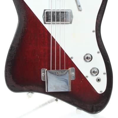 1960s Guyatone EB-8 Bass red sunburst image 2