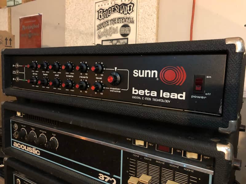 Sunn Beta Lead Guitar or Bass Solid State Amplifier Free Shipping image 1