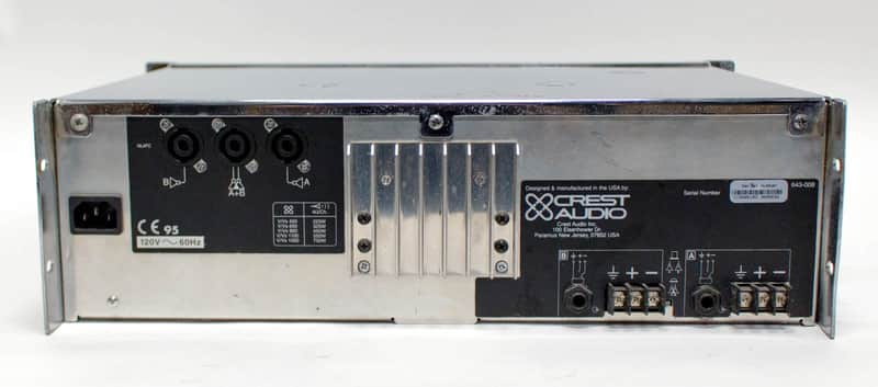 Crest Audio V 1500 Dual Channel Stereo Power Amplifier Amp