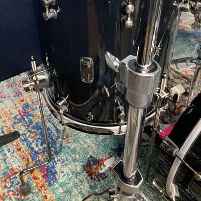 Mapex - Black Panther Design Lab, Cherry Bomb,  Jeff Hamilton 4-Piece Bop  Set! 2020's - Piano Black, Snare and Cases included!! image 5