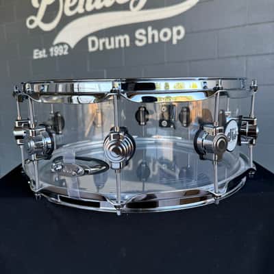 DW Design Series 5.5x14" Acrylic Snare Drum *Store Demo* (Rm4) image 4