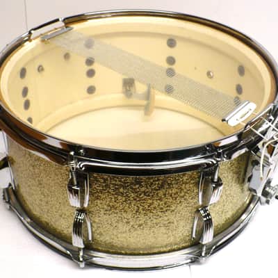 Ludwig Model 902PC 6 1/2" x 14" Symphonic Snare Drum / Sparkling Silver Pearl 1967 image 14