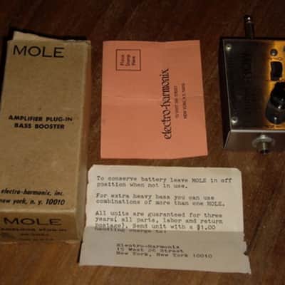 Electro Harmonix Mole Bass Booster 1970 image 1