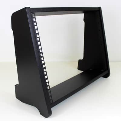 Nutshell 8U STUDIO RACK CASE DUAL ANGLE - Black image 2