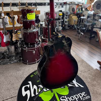 2003 Taylor Limited Edition 654ce 12 String - Cherry Blackburst w/ OHSC image 8