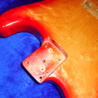 Schecter Van Nuys Hot Rod Custom Strat Super Rare! Curly Maple  1 Humbucker Cherry Sunburst image 20