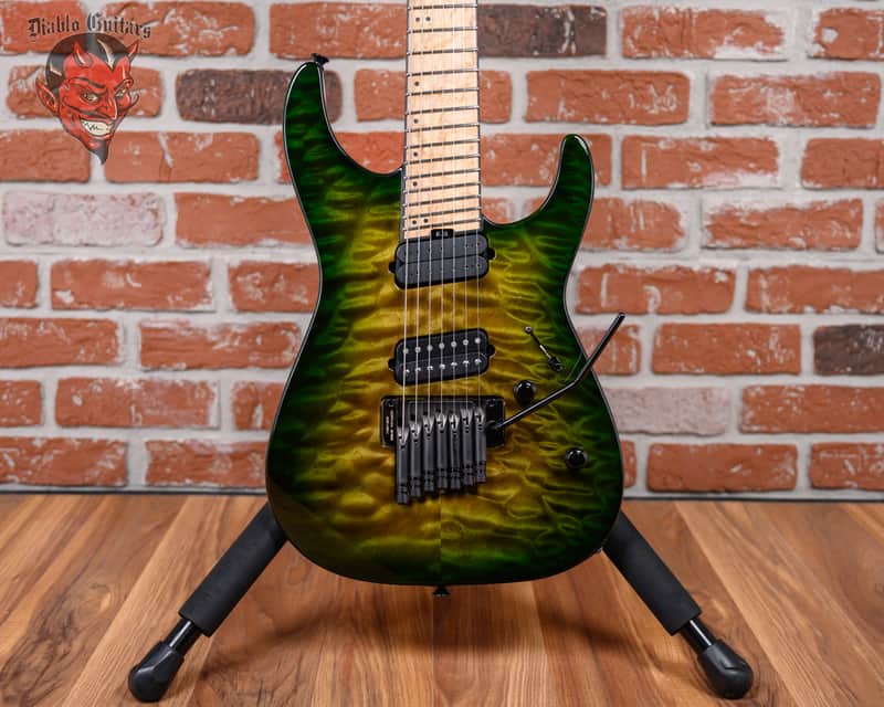Jackson USA Custom Shop Soloist MS Master Built By “Metal” Joe Williams Quilt Maple Top Zilla Burst #701 Built for NAMM in 2019 with Original Hard Shell Case. image 1