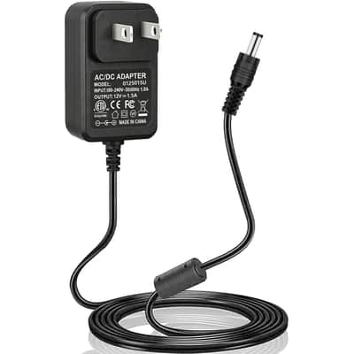 DC 12V Power Cord for Yamaha Keyboard PSR YTP YTG EZ P Series PSR-E273 PSR-500 PSR-EW300 PSR-EW310 PSR-E373 PSR-E413 PSR-E473 P-60 P-125 Replacement PA130 PA150 Power Supply Adapter