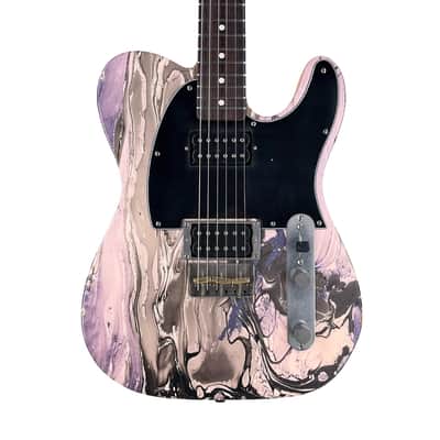 Nash T-2 HB Relic Swirl over Shell Pink, Dimarzios, 7.8 lbs image 10
