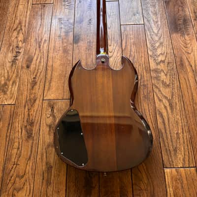 Rare Vintage 1973 Burny FSG-80 Electric Guitar Walnut P90s Vibrola Tremolo MIJ Japan image 3