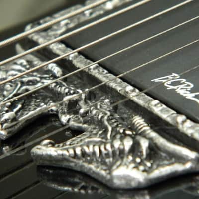 Dragon humbucker pickup rings for bc rich warlock guitar solid metal made in USA by hand surrounds image 5