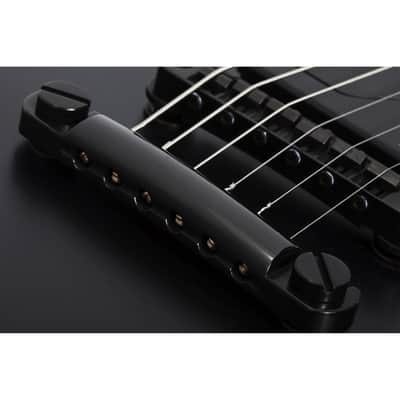 Schecter E-1 SLS Evil Twin Guitar w/ Fishman Fluence Pickups - Satin Black image 9