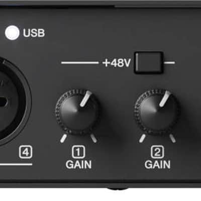 Yamaha URX44C 6x4 USB-C Audio Interface, Black image 1