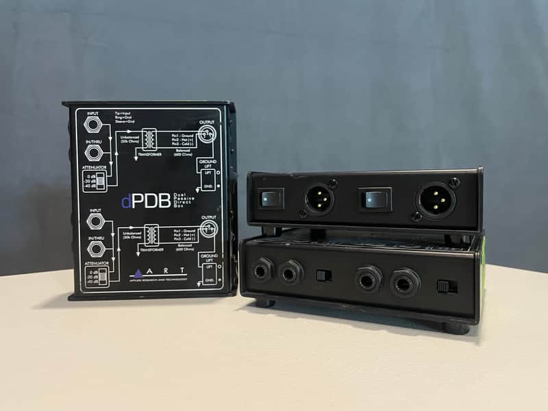 ART DPDB Dual Passive Direct Box 2009 - Present - Black image 1