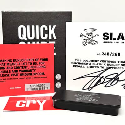 used Dunlop S9501R Slash Signature Limited Edition Box Set, Very Good Condition with Box image 3