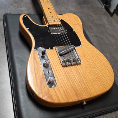 Fender Telecaster 1977 LH Left Hand Natural Ash Custom Gibson PAF Humbucker Vintage 70s American Tele USA 1970's Lefty Guitar image 11