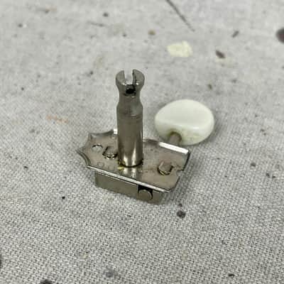 1956-1958 Fender Kluson Single Line Low-E String Tuner-Tuning Key for Musicmaster Duo-Sonic PAT APPLD image 9