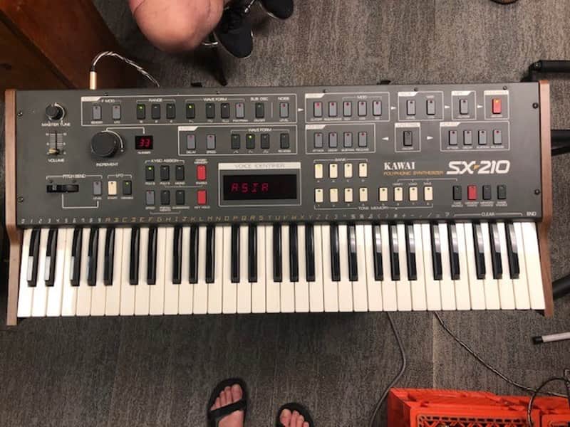 Kawai SX-210 Synthesizer with Original Case 1983 STUNNINGLY BEAUTIFUL! image 1