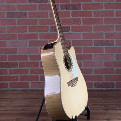 Takamine GD74CE-12U Dreadnought Cutaway 12-String Acoustic-electric Guitar - Gloss Natural image 9
